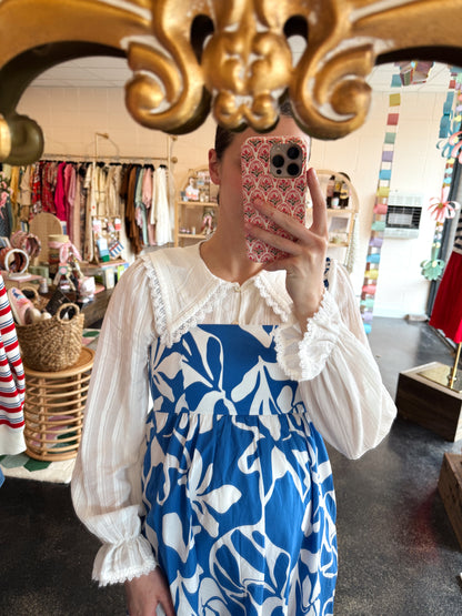 Blue Abstract Dress