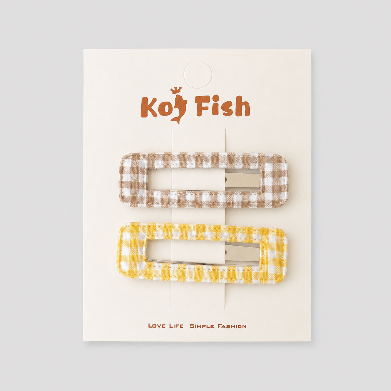Plaid Hair Clip
