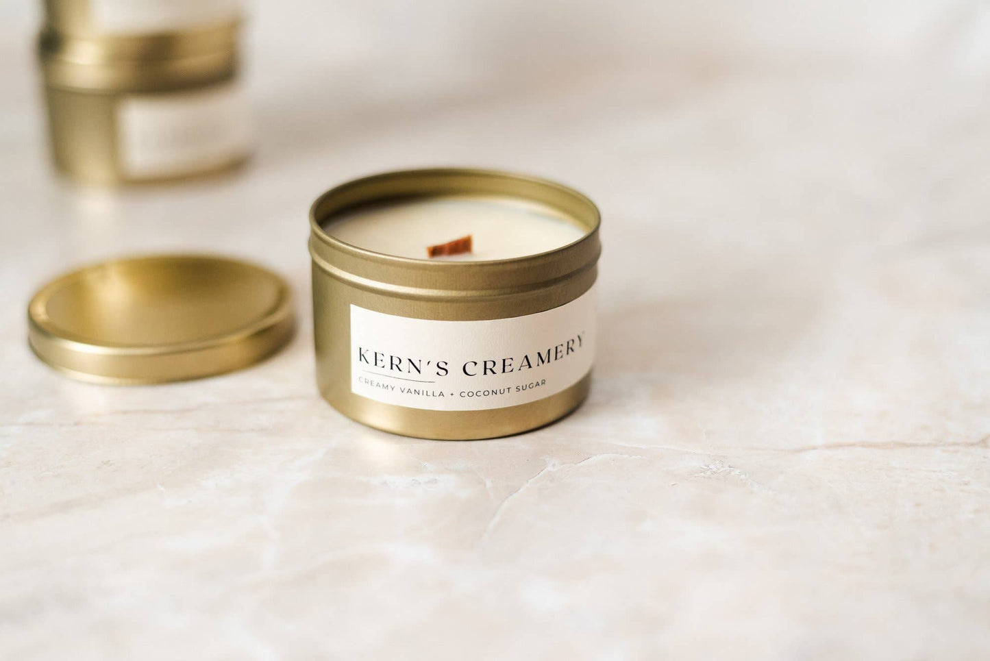 Kern's Creamery Candle (Creamy Vanilla & Coconut Sugar)