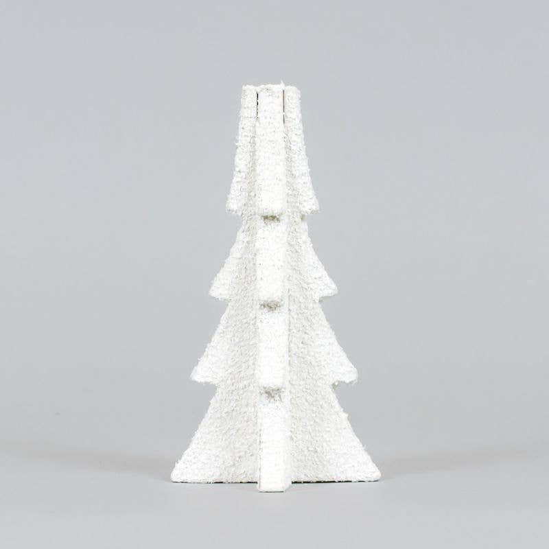 White Flocked Tree