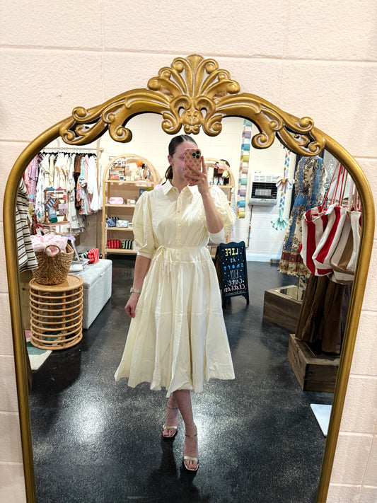 Butter Button Down Dress