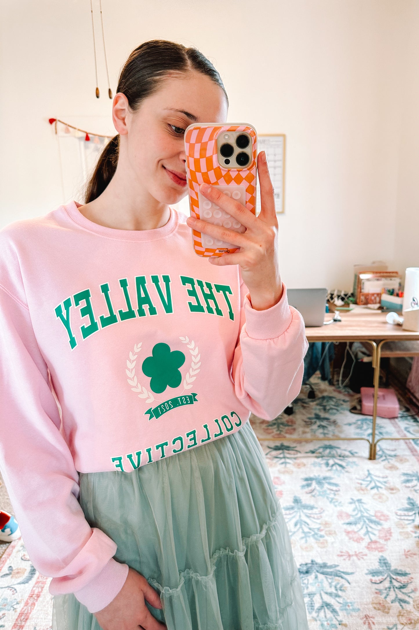 Pink University Sweatshirt