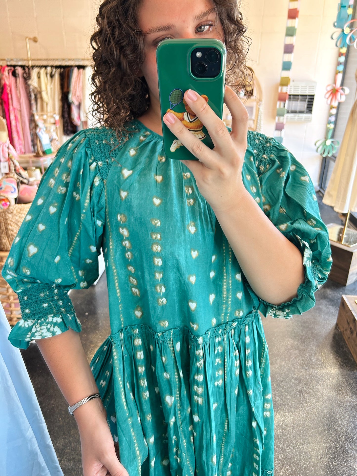 Washed Flower Dress
