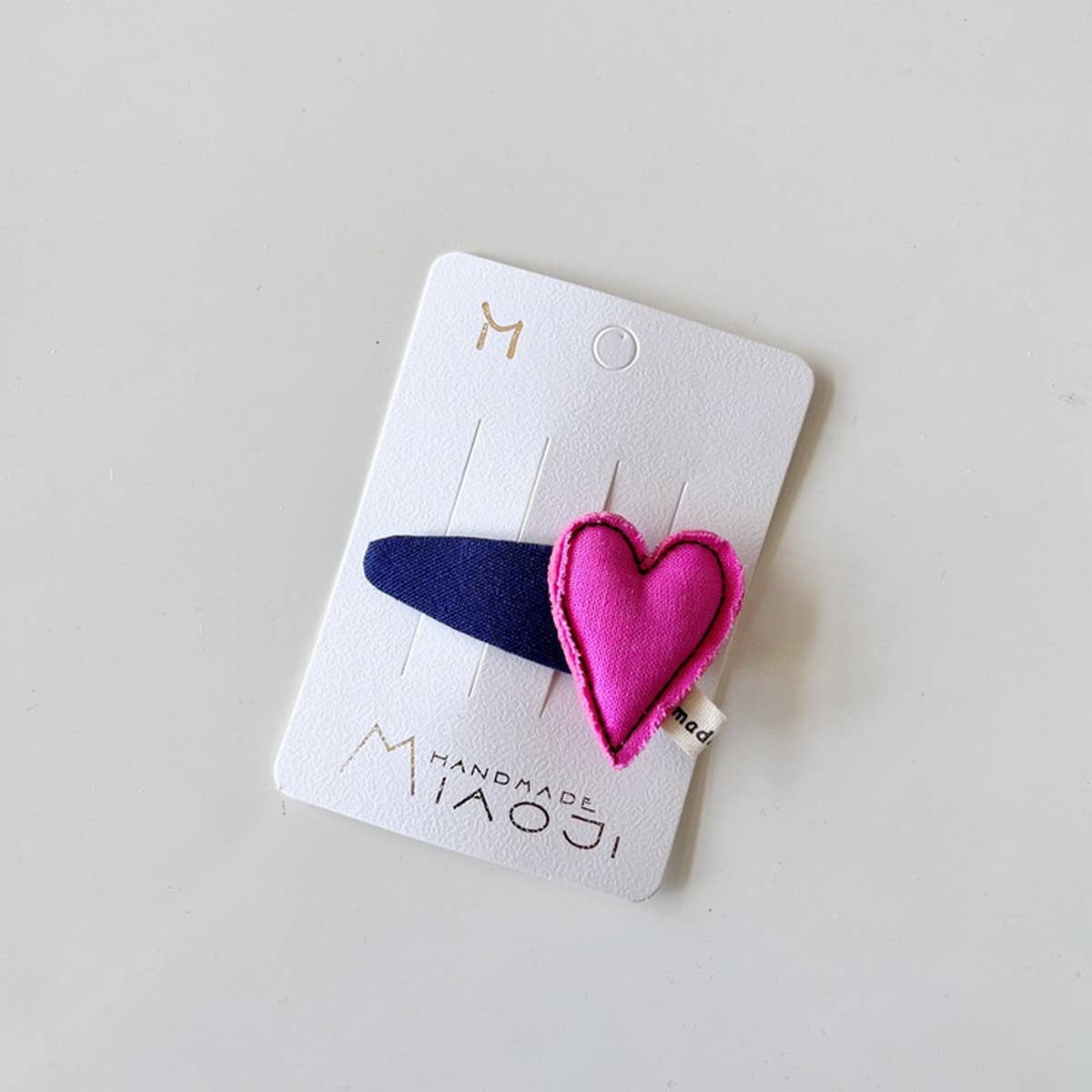 Fabric Heart Clip