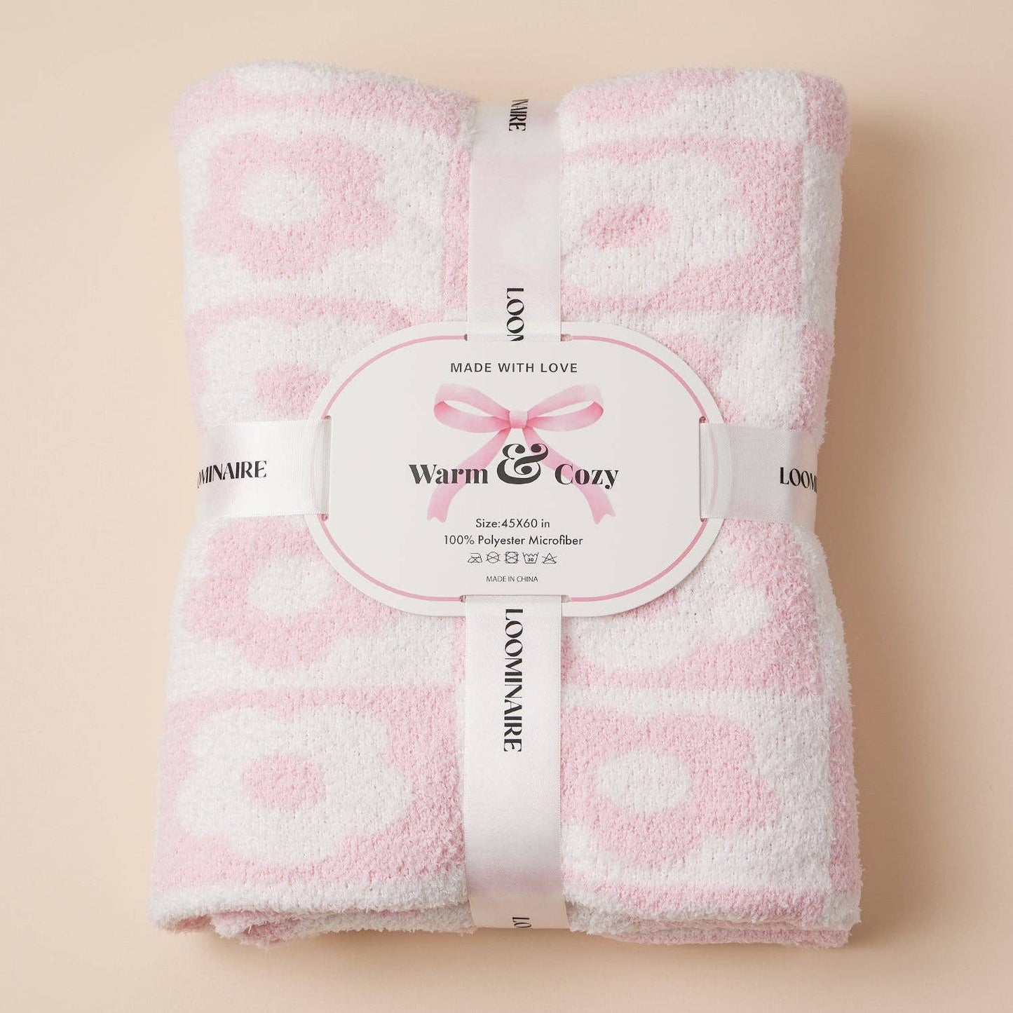 Flower Checkerboard Blanket