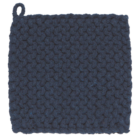 Midnight Blue Knit Potholder