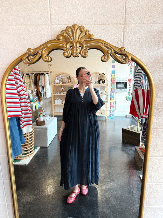 Navy Classic Dress
