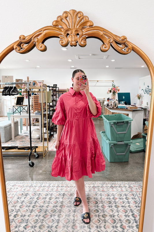 Rose Bubbelgum Dress - MEDIUM