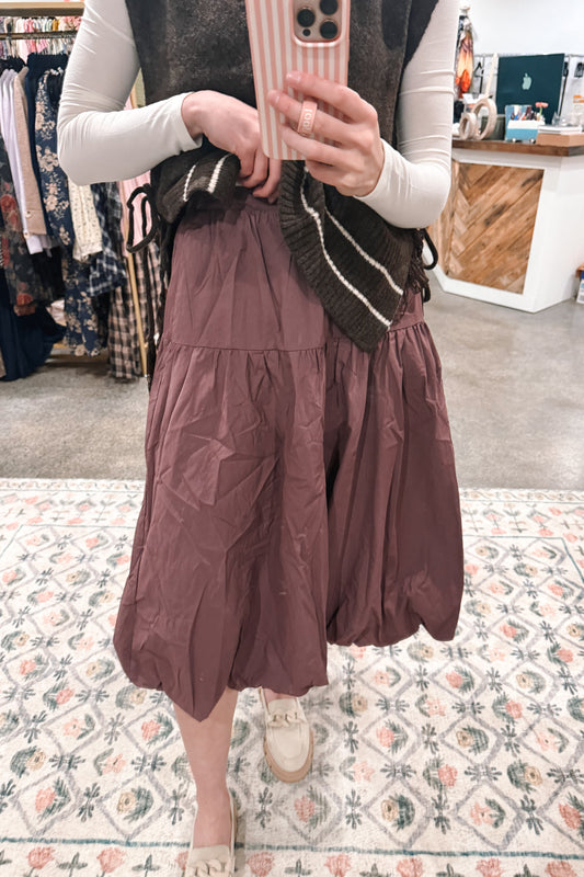 Mulberry Bubble Skirt - MEDIUM