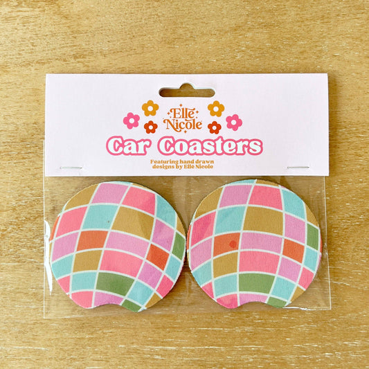 Disco Balls Car Cupholder