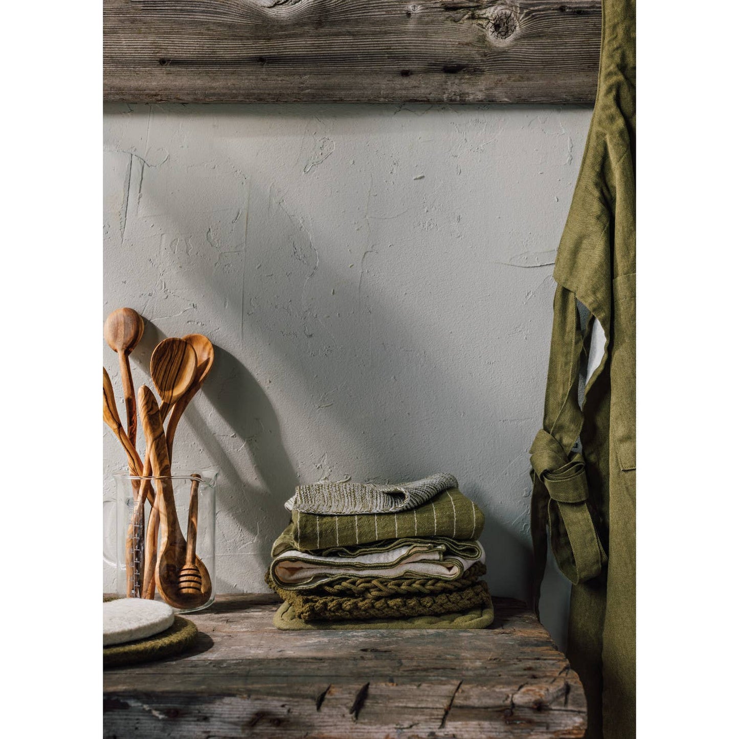 Olive Branch Double Gauze Dishtowels Set of 2