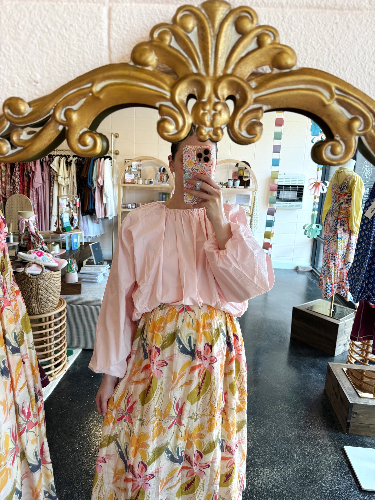 Blush Bubble Top