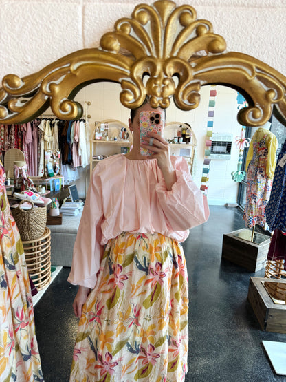 Blush Bubble Top