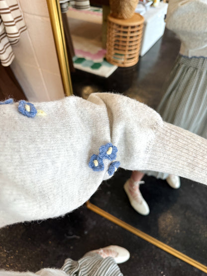 Floral Embroidery Cardigan