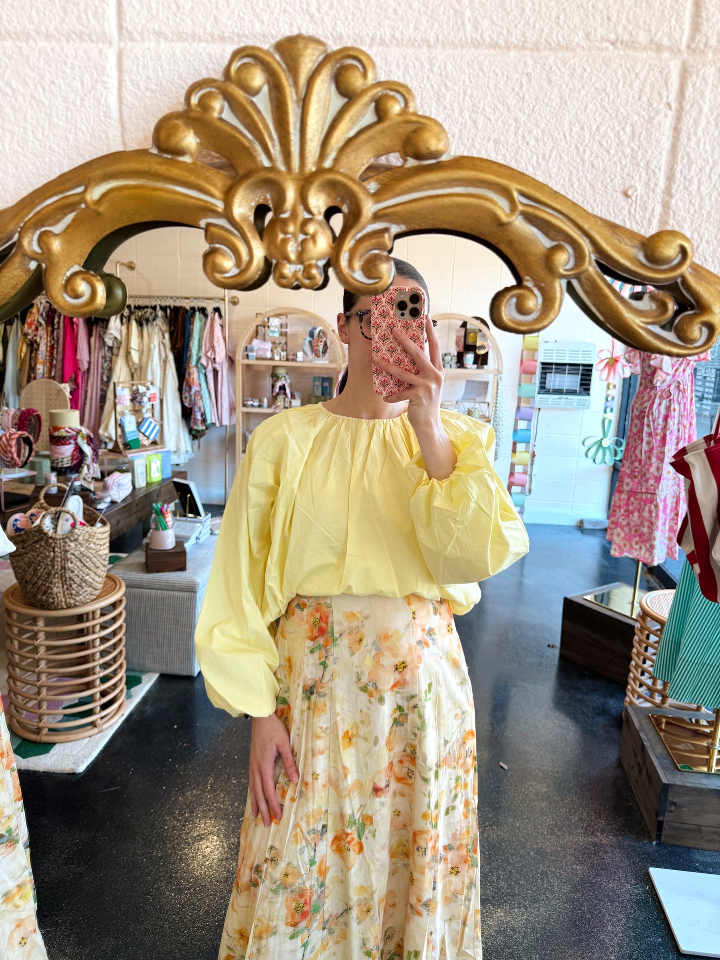 Lemon Bubble Top - MEDIUM