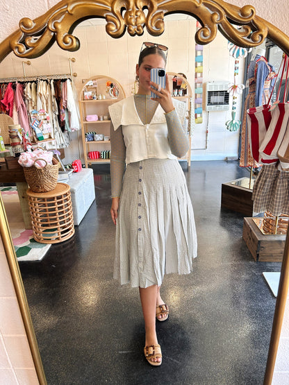 Meadow Gingham Skirt