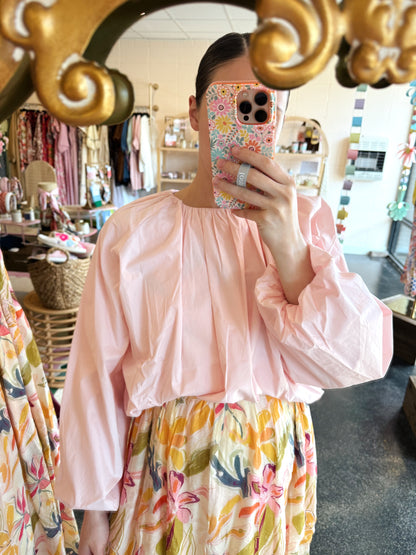 Blush Bubble Top