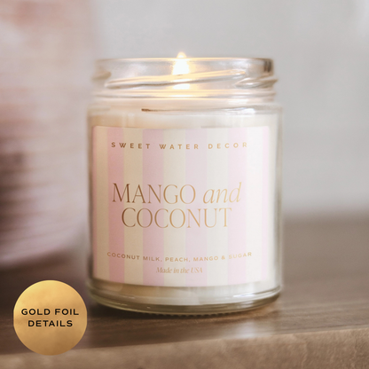 Mango and Coconut Candle