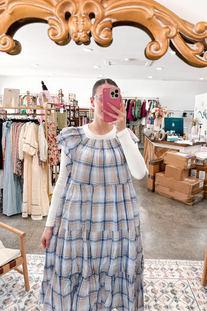 Patriotic Plaid Dress