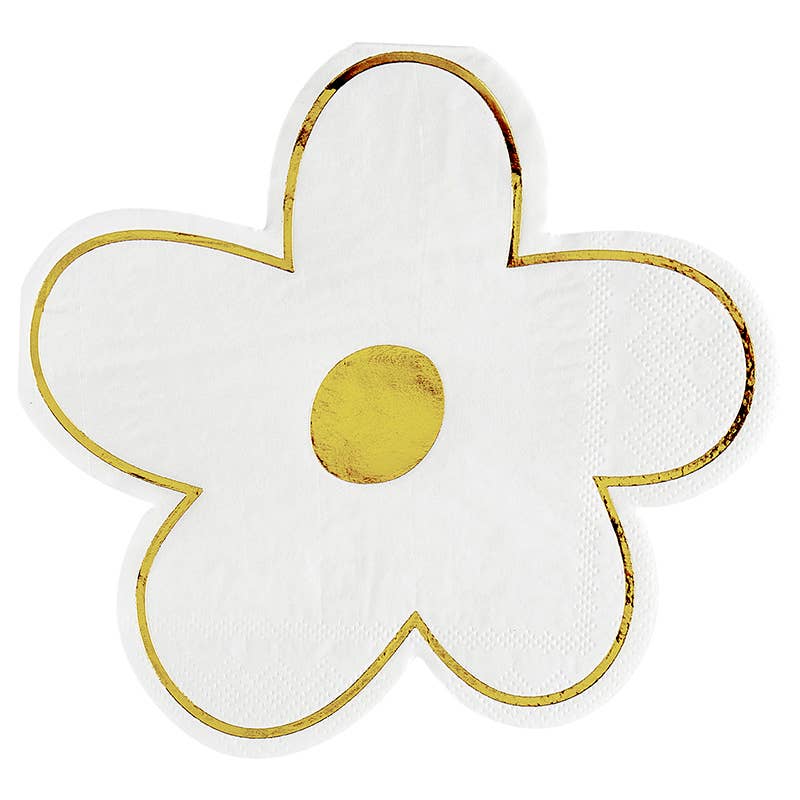 Die Cut Flower Napkins