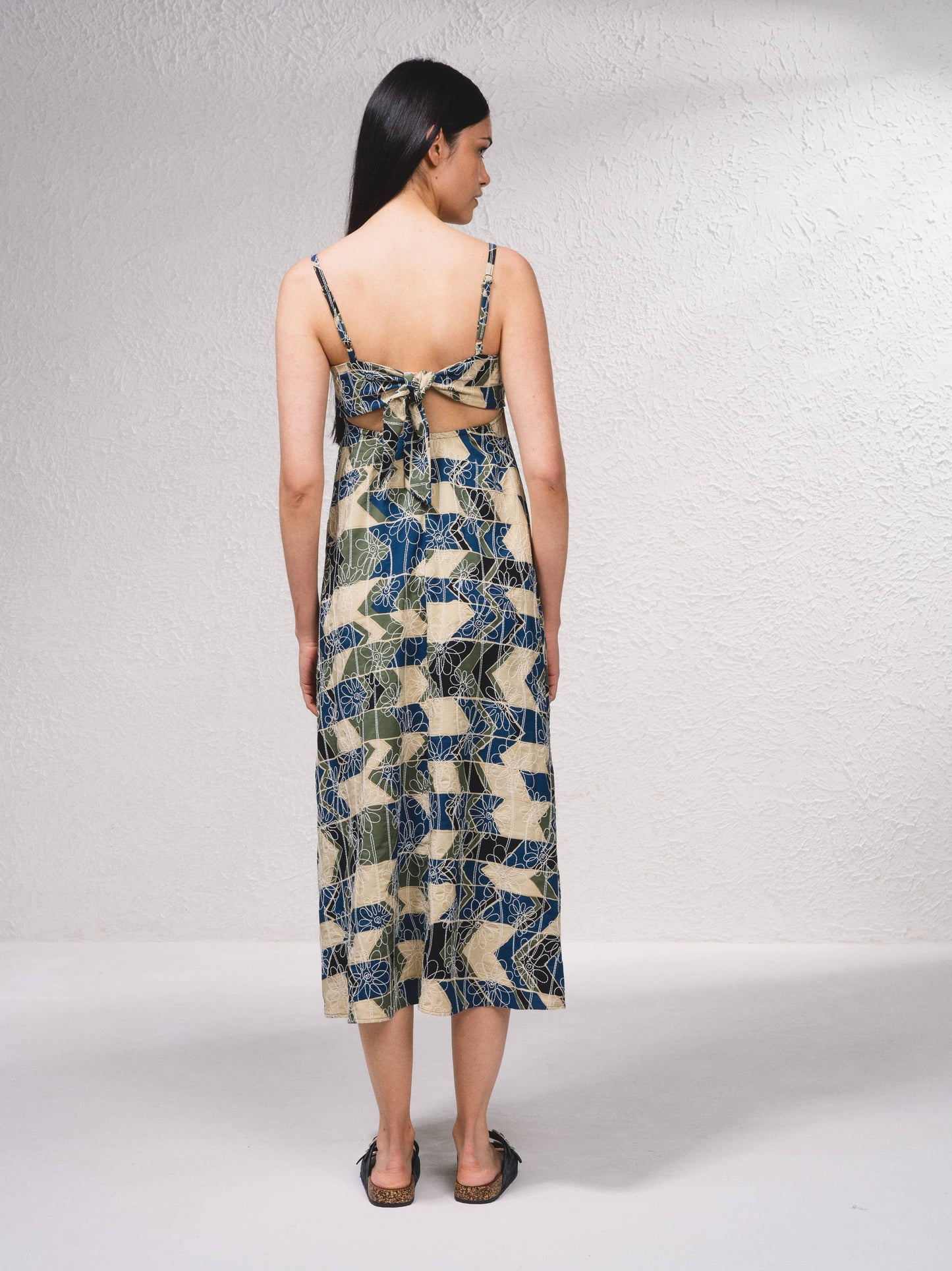 Floral Block Dress - XLARGE
