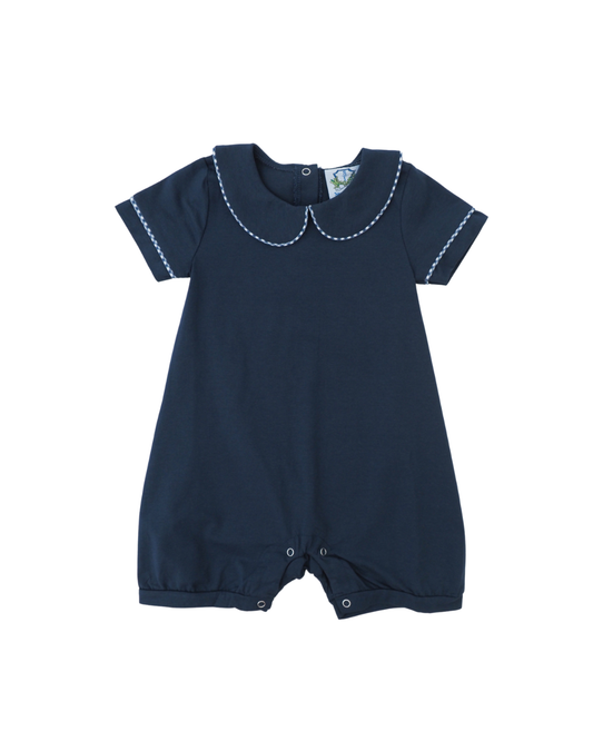 Navy Toile Bubble