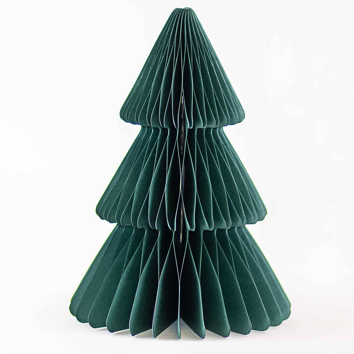 Accordion Paper Tree Dark Green 15"