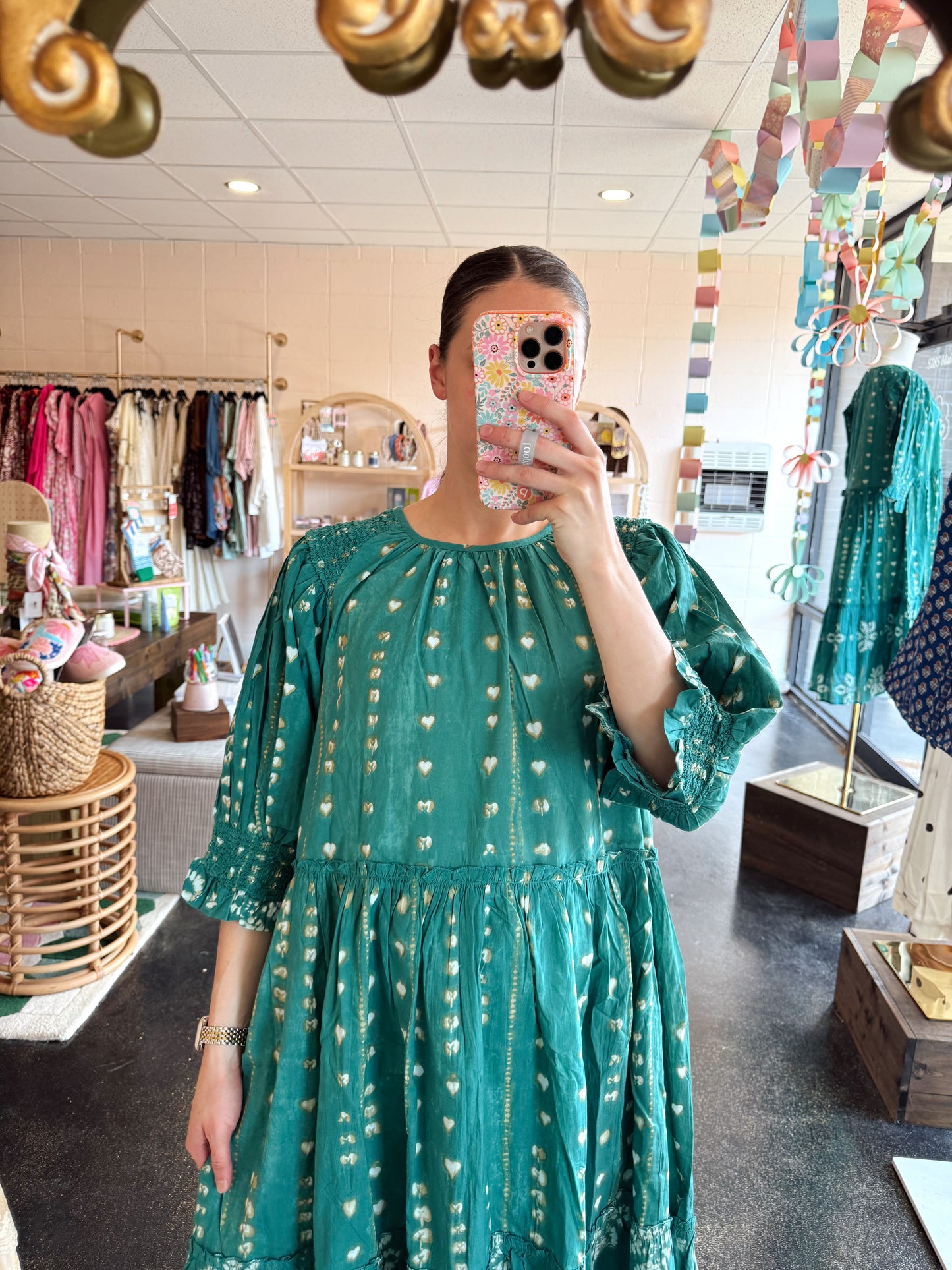 Washed Flower Dress