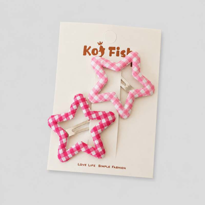 Plaid Hair Clip