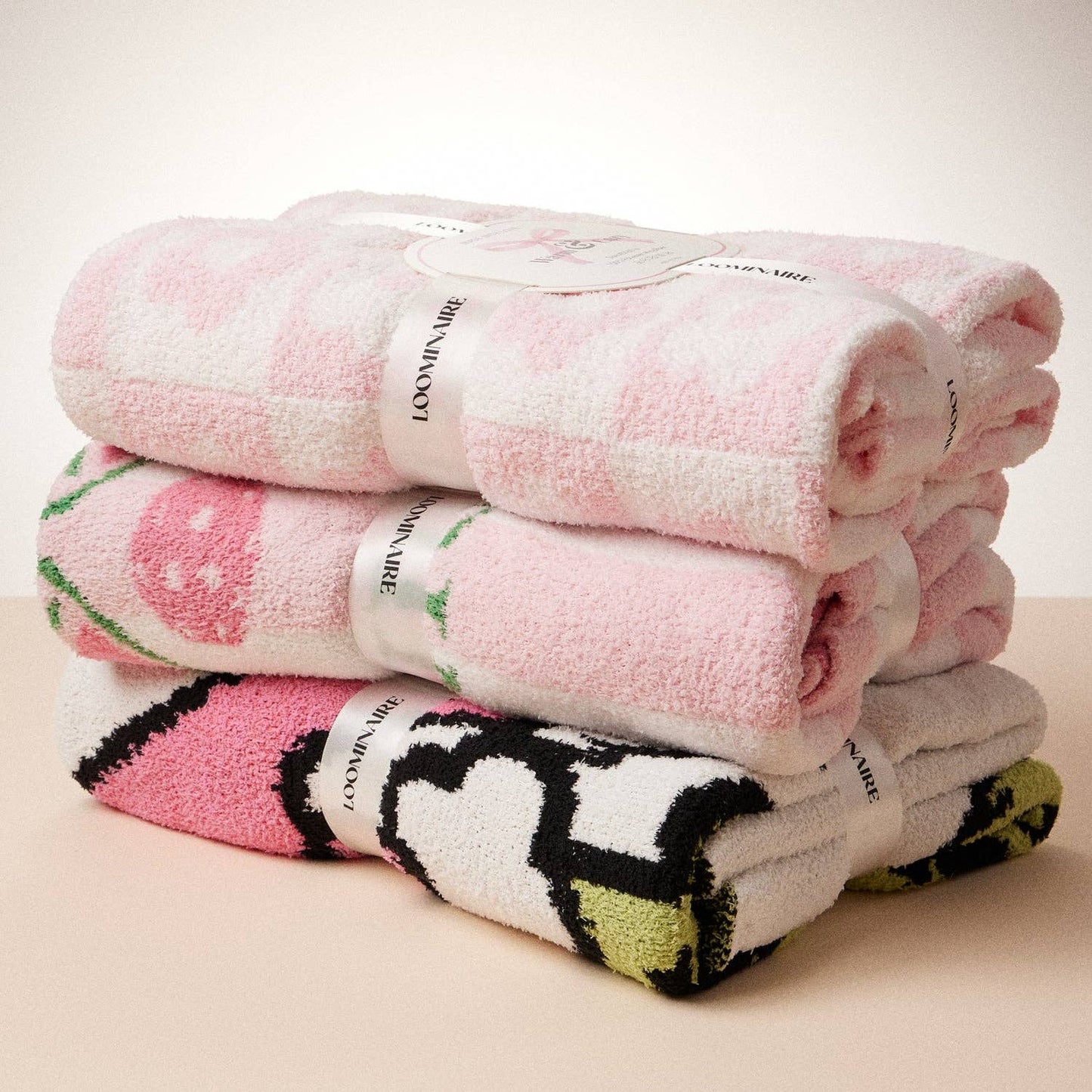 Flower Checkerboard Blanket