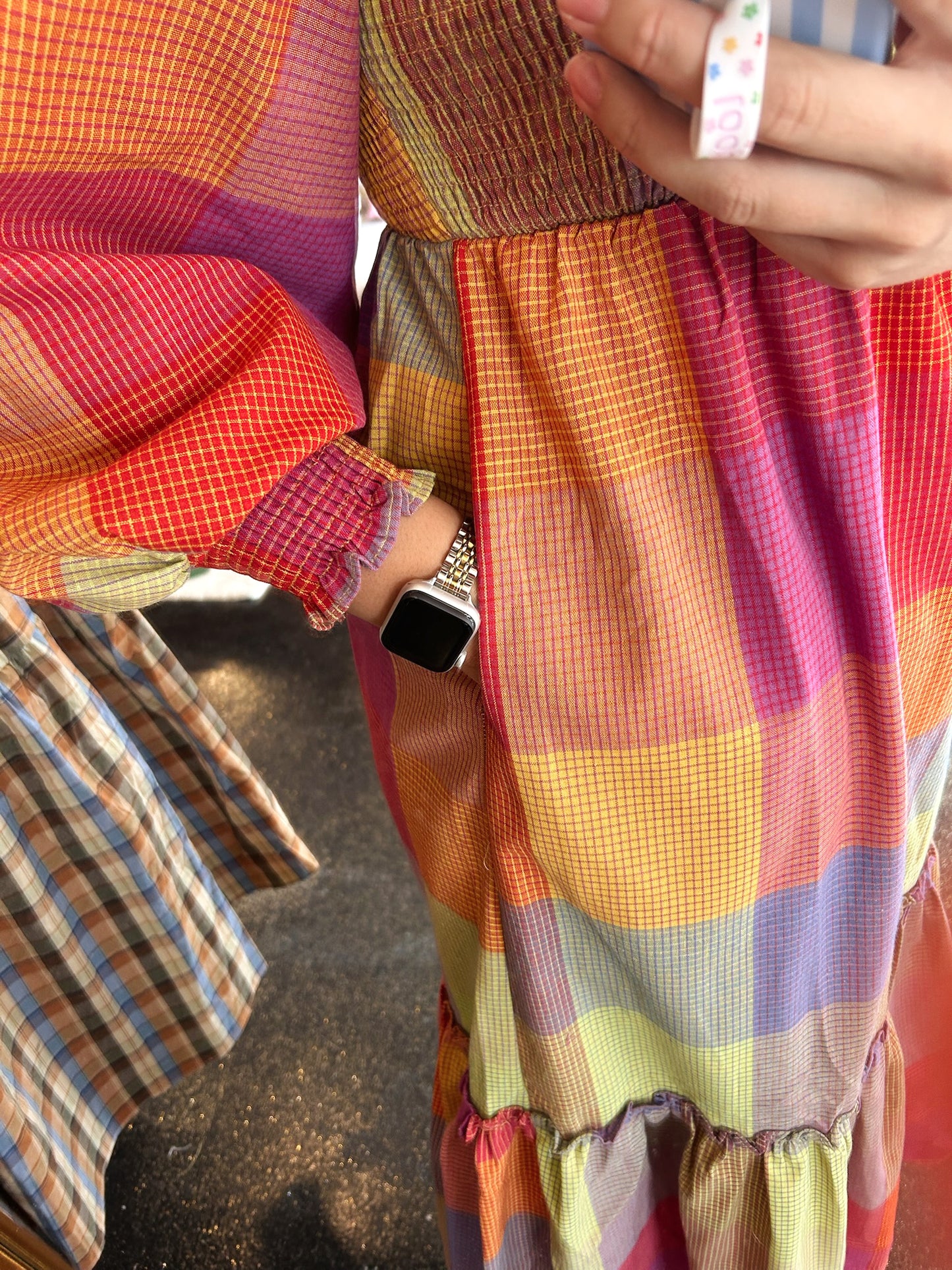 Autumn Checker Dress