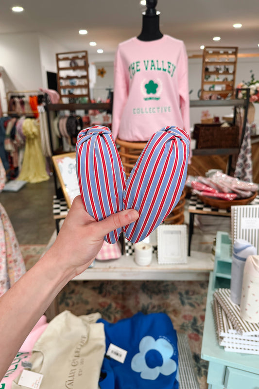 KNOTTED STRIPES HEADBAND