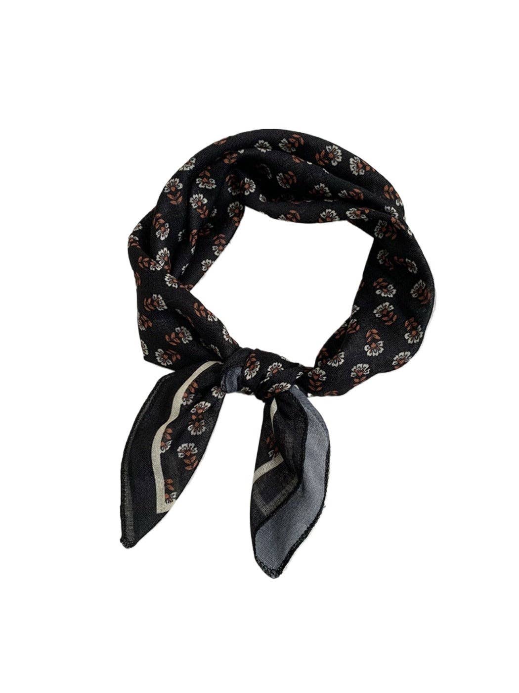 Flower Print Scarf