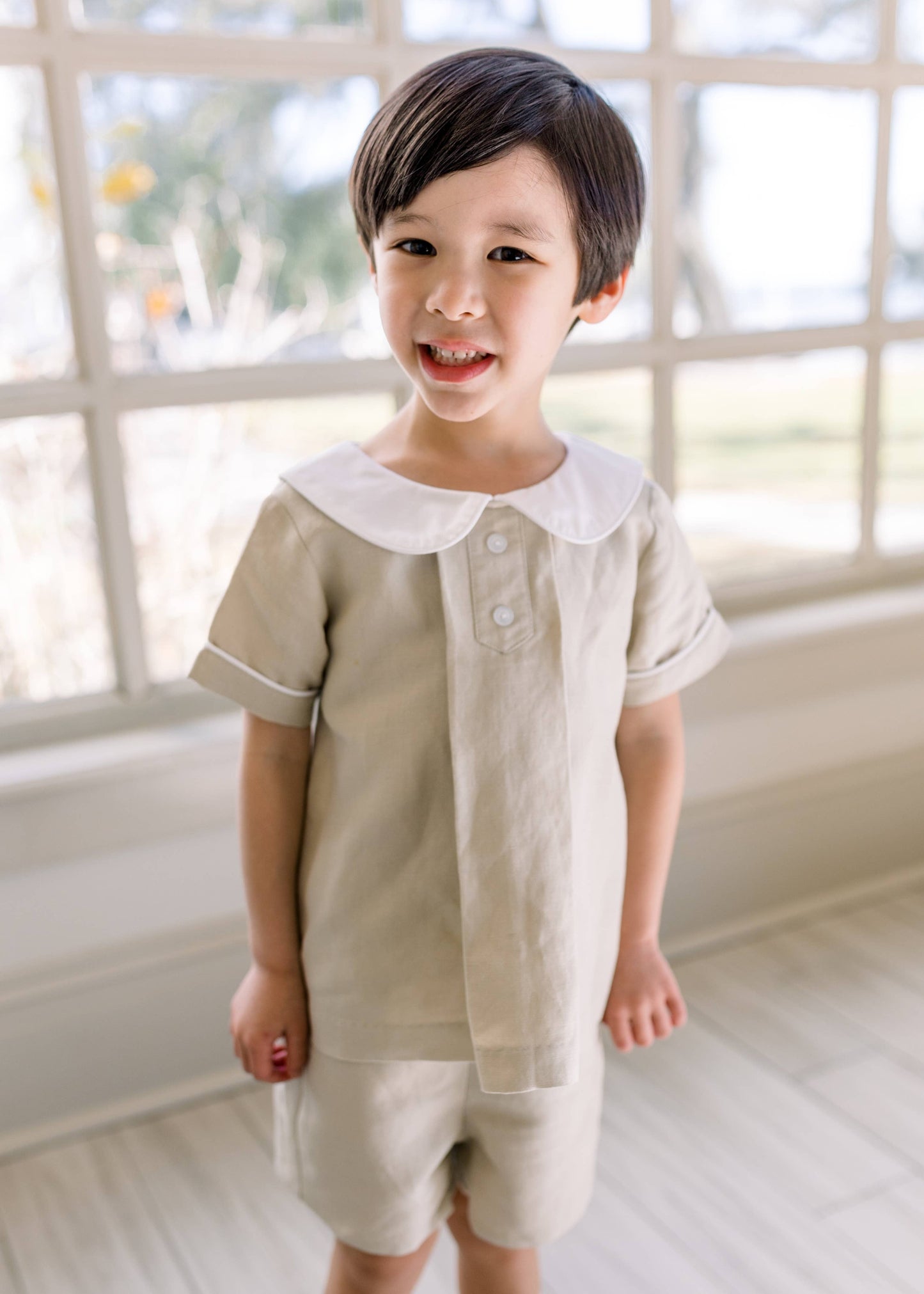 Linen Short Set