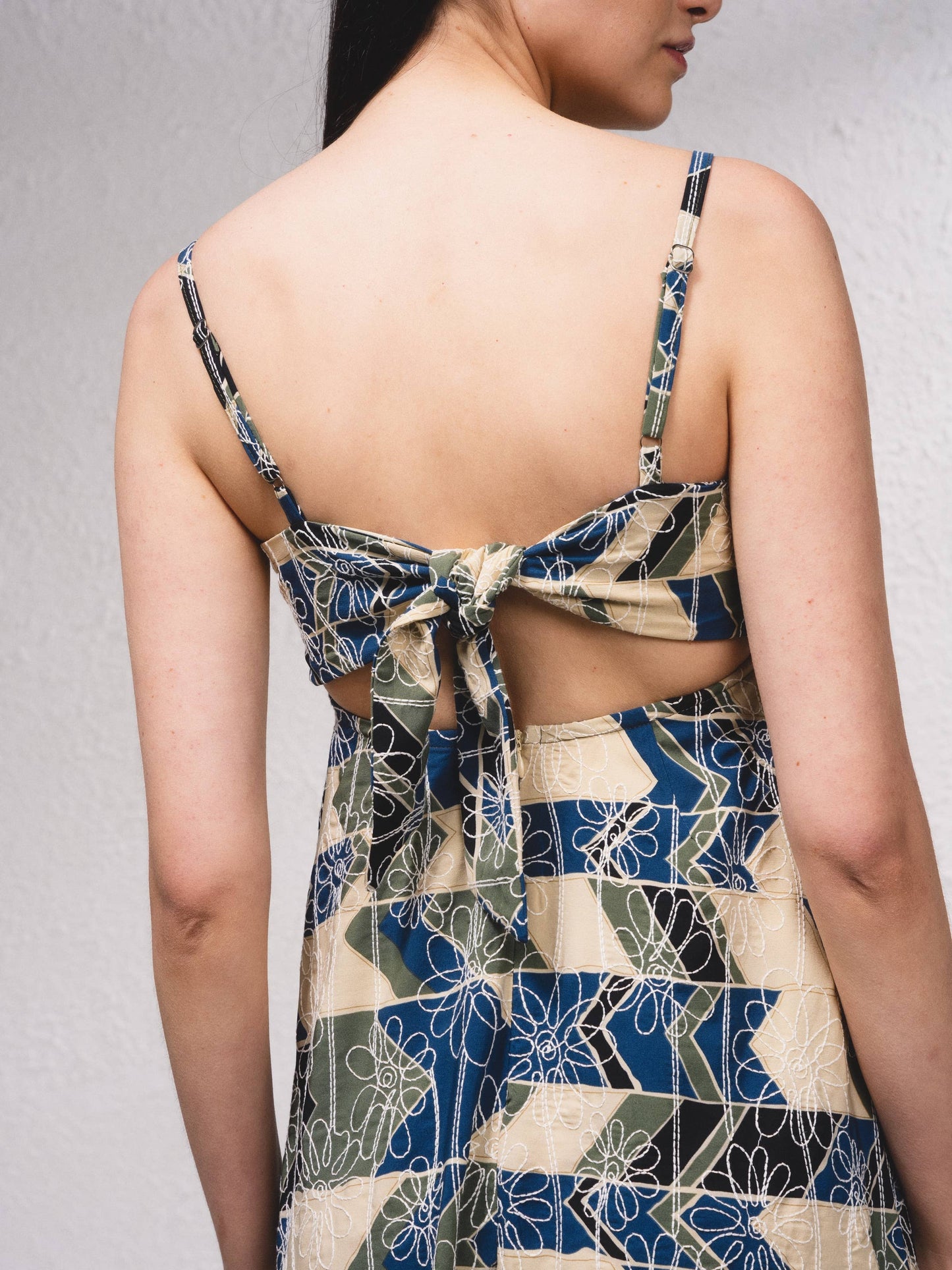 Floral Block Dress - XLARGE