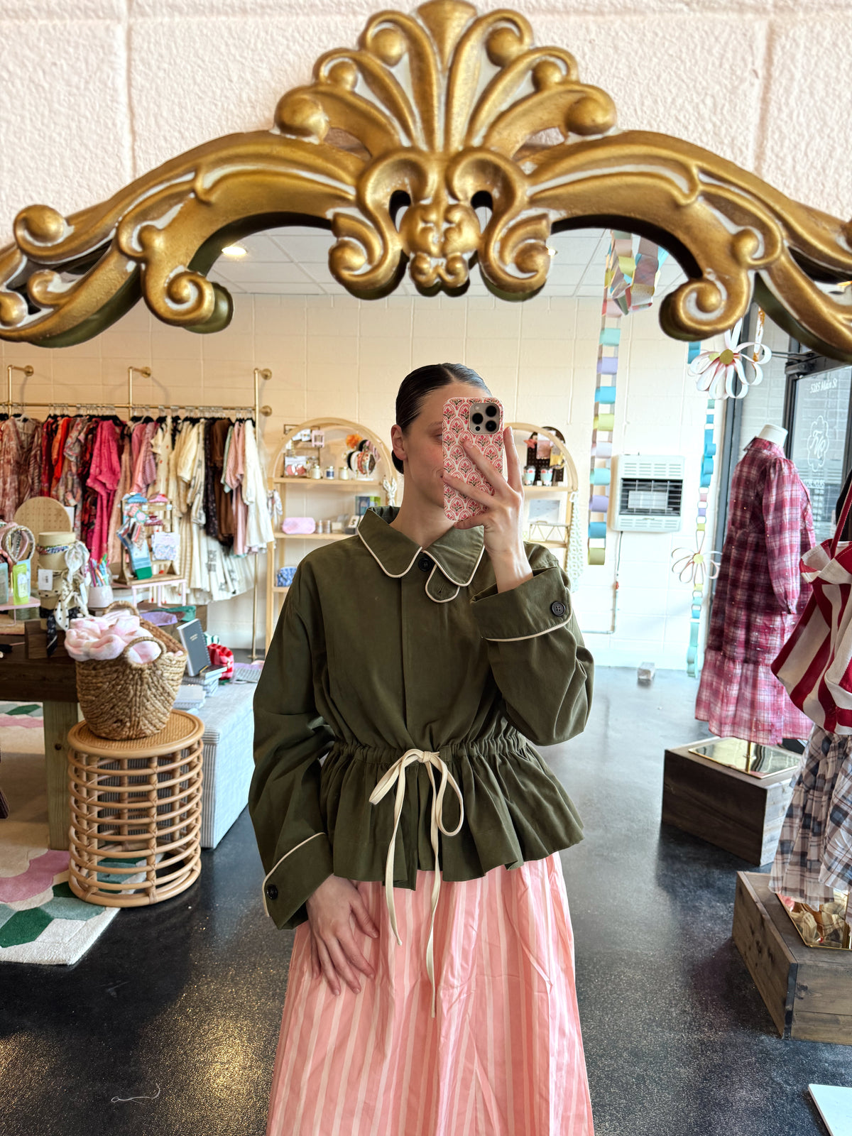 Olive Half Trench