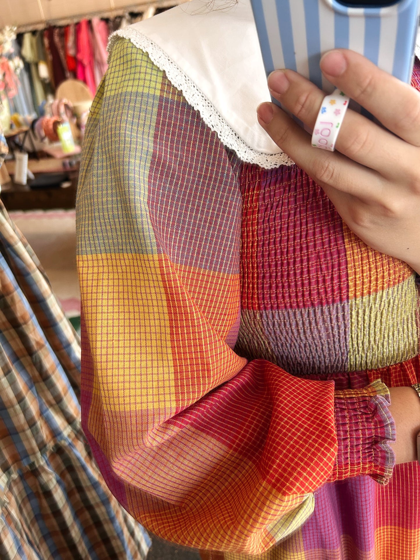 Autumn Checker Dress