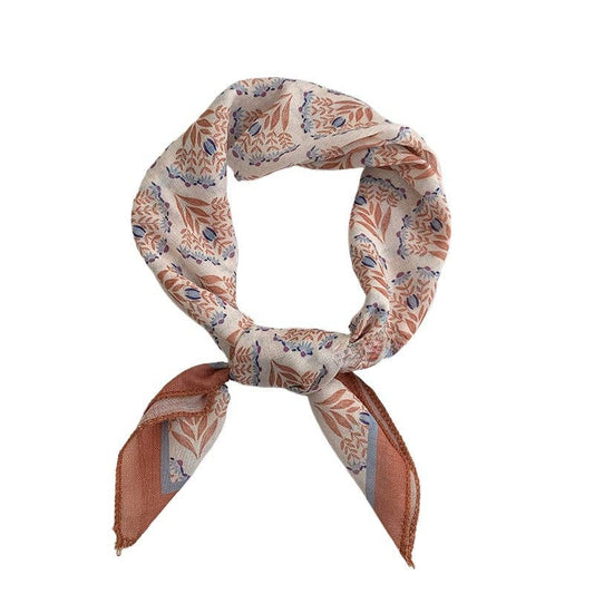 Vintage Floral Scarf