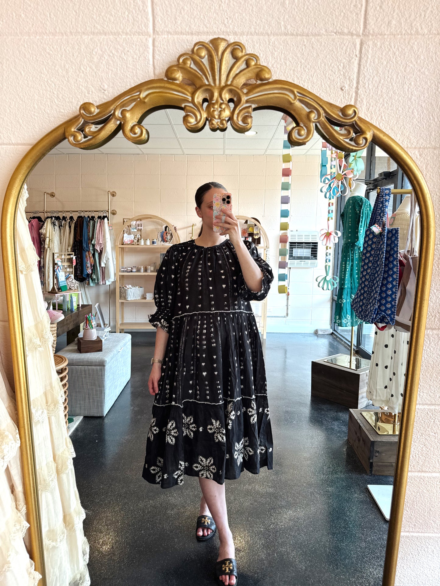 Washed Flower Dress