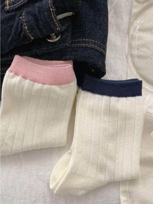 Color Ruffle Socks