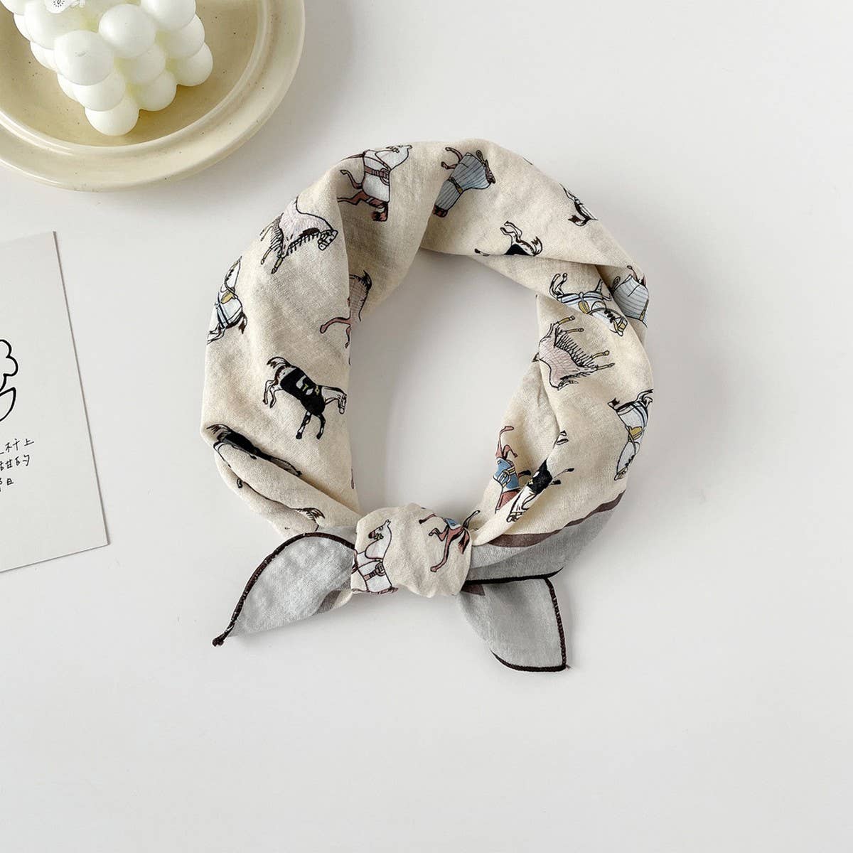 Versatile Printed Scarf