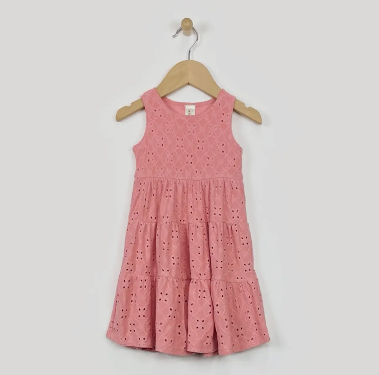 Pink Eyelet Dress