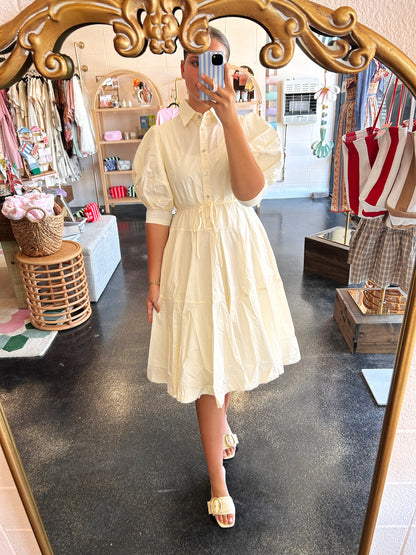 Butter Button Down Dress