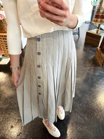 Meadow Gingham Skirt
