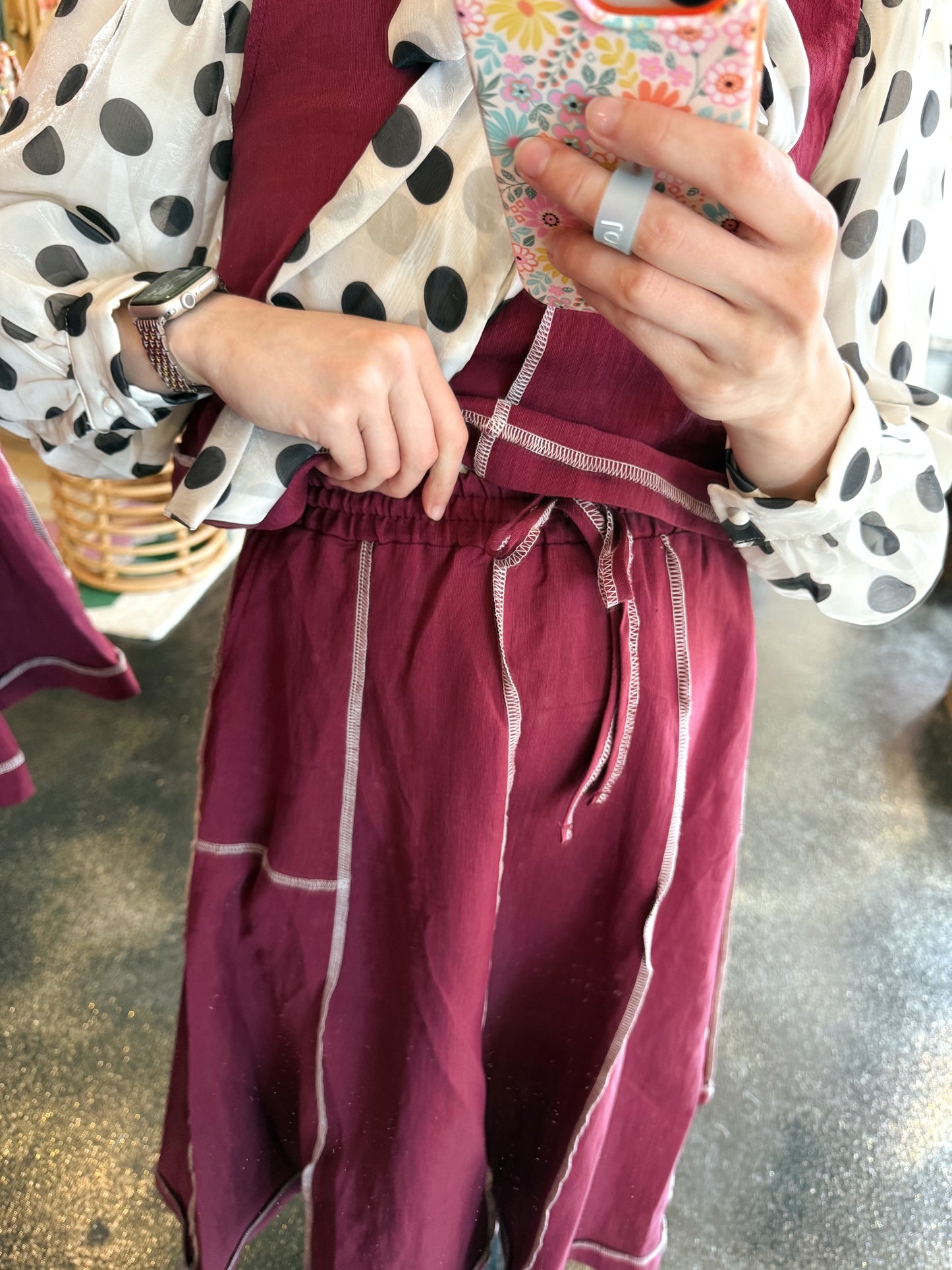 Contrast Stitching Set