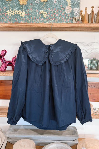 Oversized Collar Blouse