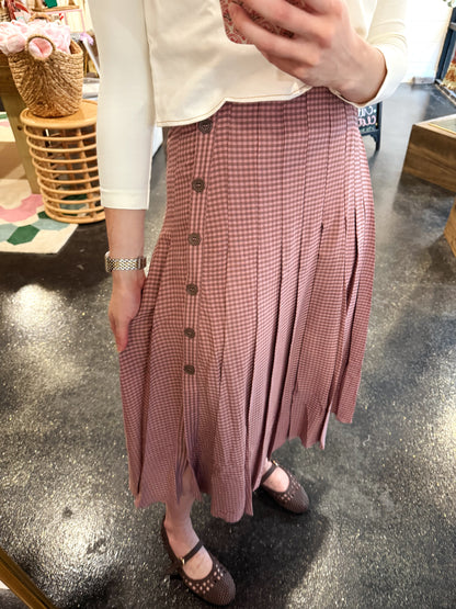 Meadow Gingham Skirt