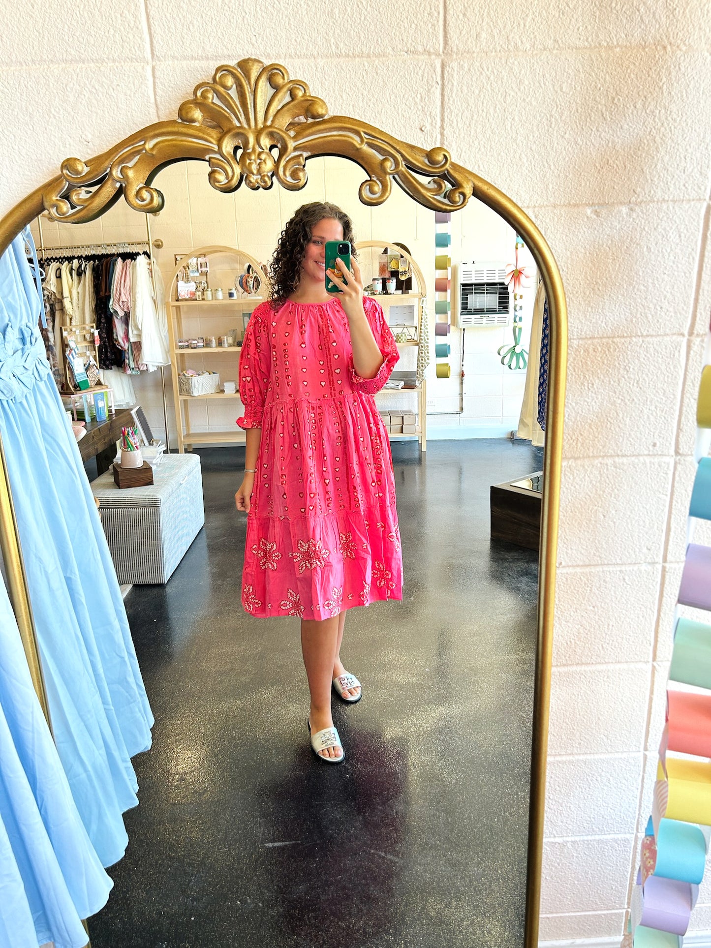 Washed Flower Dress