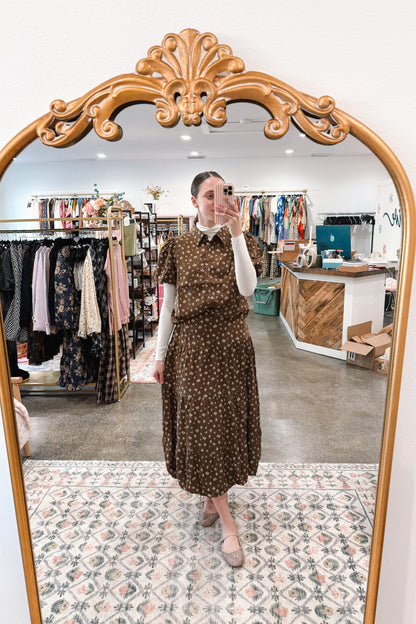 Fall Roses Set Skirt