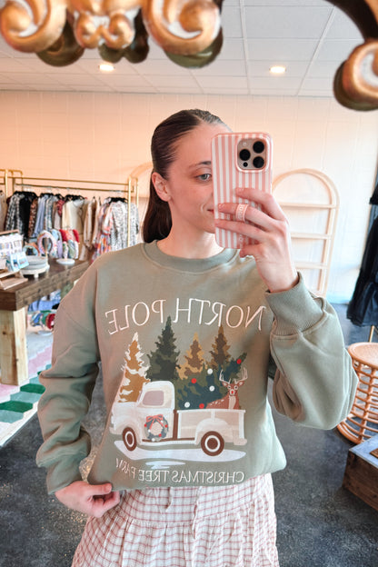 North Pole Sweatshirt - LARGE